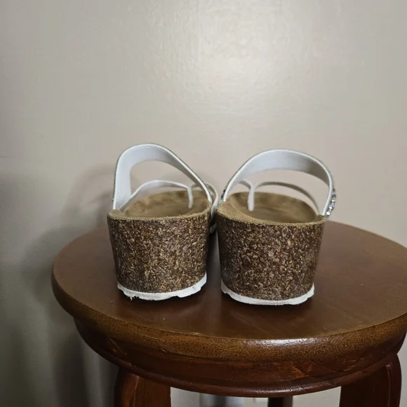 Cristina Francini Wedge Cork Sandals - Picture 4 of 5